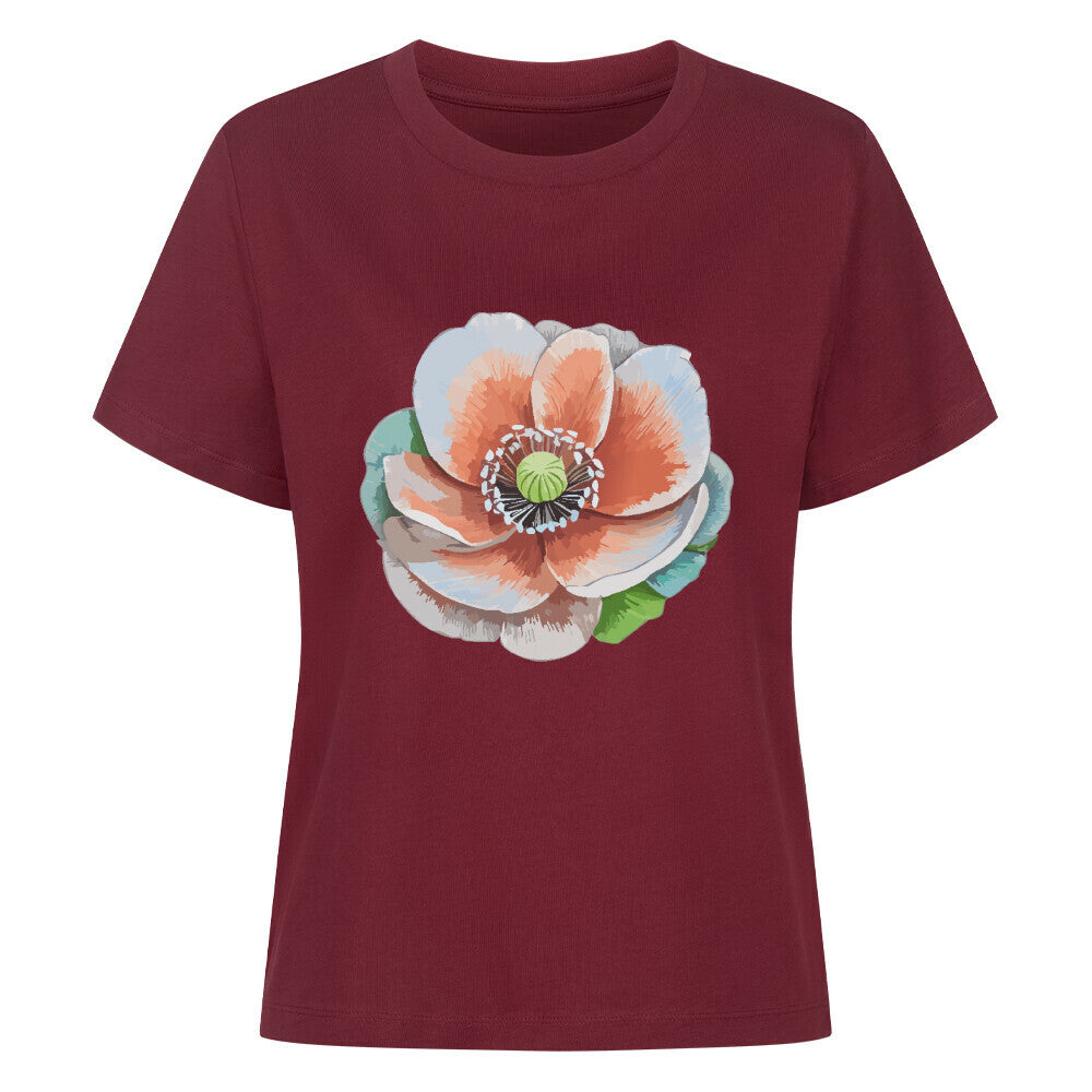 Blume Damen organic Shirt