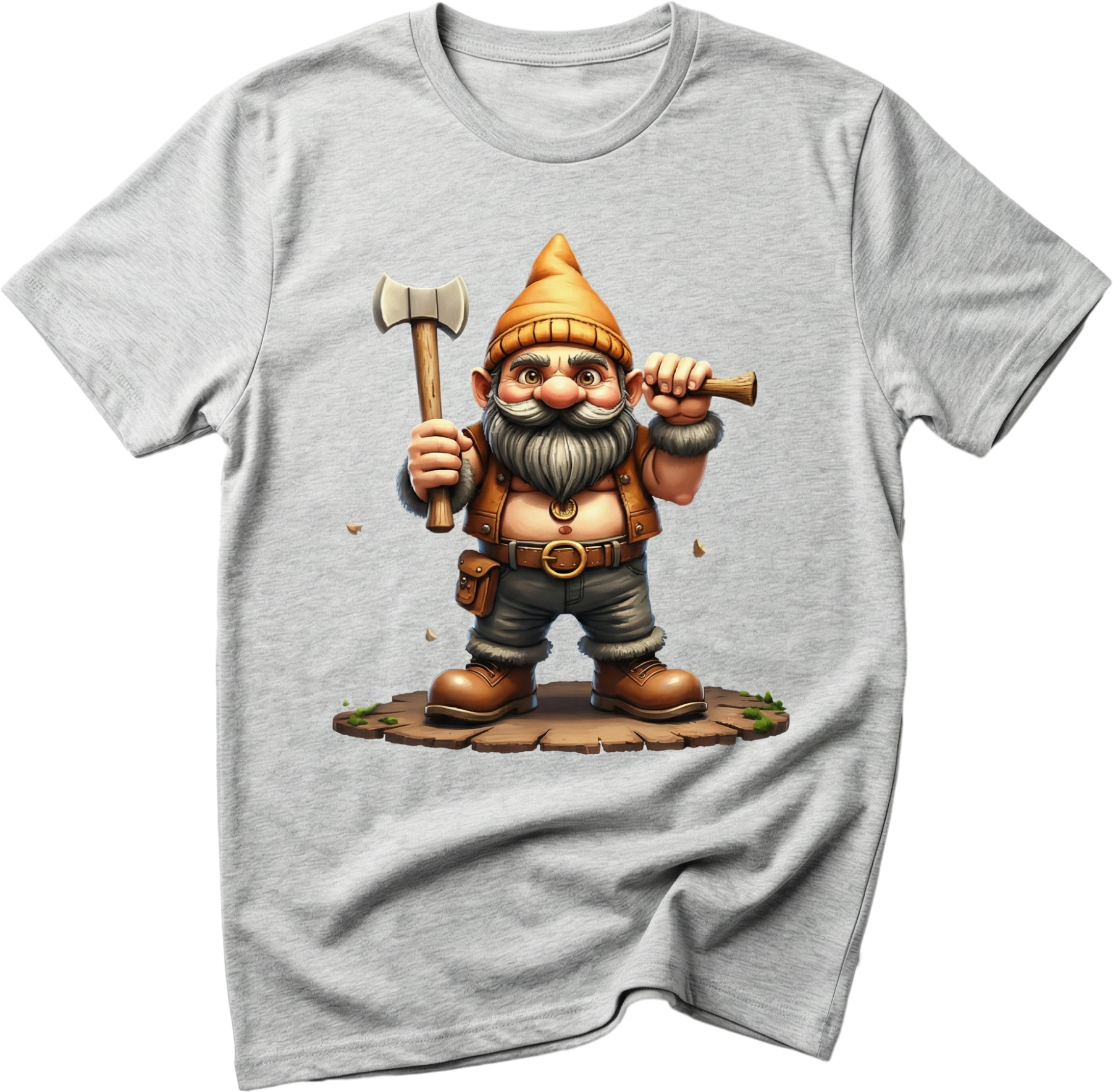 Gartenzwerg Holzarbeiter Unisex/Herren Shirt