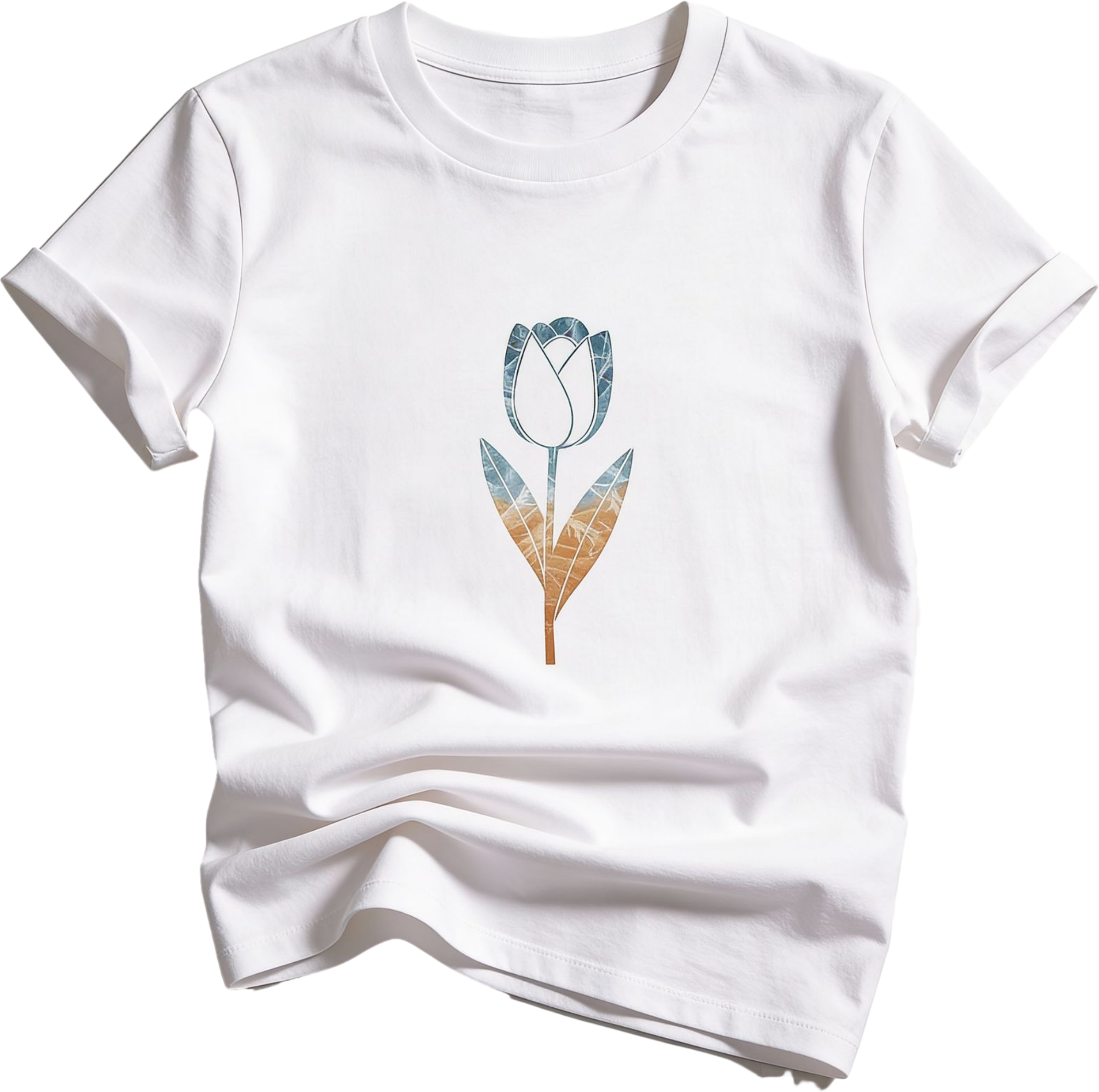Tulpe Kunst Damen organic Shirt